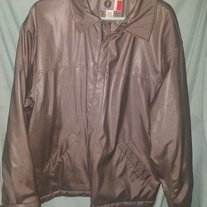 Men's Size 42 Arizona Warm Quilt Lined Winter Rain Jacket Coat Silver Grey Color